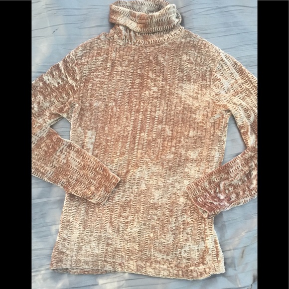 Betty Blue Sweaters - Betty Blue Sweater size L stretchy velour/velvet